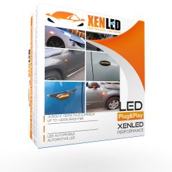 Indicatori di direzione a LED intelligenti Forfour Renault Koleos Nissan Cube, Juke, Leaf, Micra, Qashqai, X-Trail - Fumo