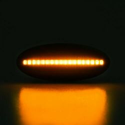 Intelligente LED-Seitenblinker Forfour Renault Koleos Nissan Cube, Juke, Leaf, Micra, Qashqai, X-Trail – Rauch