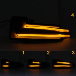 2 indicatori di direzione a LED per specchietti Mercedes ML W164 W166, GL W463 W251, Classe G, Classe R W251 - CANBUS Plug&play