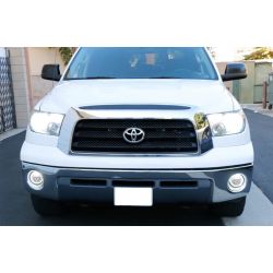 2x Anti-brouillard + Feu de jour LED pour Toyota Solara, Tacoma, Tundra, Sequoia - Version Chrome - CANBUS