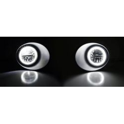 2x Fog lights + LED daytime running lights for Toyota Solara, Tacoma, Tundra, Sequoia - Chrome version - CANBUS