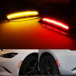 Feux de position LED avant & arrière Mazda Mx-5 Mx5 2016-2022  - Version Fumée - Plug&Play - 4pcs