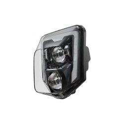 LED headlight Husqvarna FE 250, 350, 450, 501, TE 250i, 300i, FC, TC, MX - IP67 canbus 78W with cover - XENLED - 4600Lms