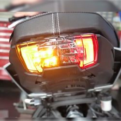 Yamaha Feux arrière LED Yamaha MT09, FZ09, MT-09, FZ-09, MT, FZ 09, 2017 à 2020 Stop/Veilleuses + Clignotants - Homologué