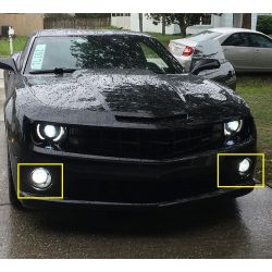 2x Nebelscheinwerfer + LED-Tagfahrlicht Jeep Wrangler, Grand Cherokee, Dodge Charger und Journey