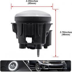 2x Anti-brouillard + Feu de jour LED Subaru Forester, Impreza WRX STI - Plug&Play - CANBUS