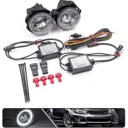 2x Anti-brouillard + Feu de jour LED Subaru Forester, Impreza WRX STI - Plug&Play - CANBUS