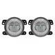 2x Fog lamps + LED daytime running lights Jeep Wrangler JK, Grand Cherokee, Dodge Charger and Journey - ROUND