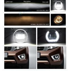 2x Faros antiniebla + Luces diurnas LED UNIVERSALES Citroën, Ford, Mercedes, Nissan, Renault, Peugeot, Toyota etc....