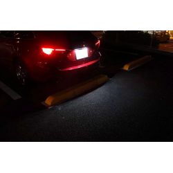 2x Éclairages plaque LED Mazda 3 Hayon et Mazda 6 - Plaque d'immatriculation LED