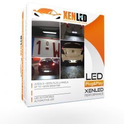 2x LED plate lights Kia RIO / SOUL / PICANTO - Hyundai i20 Veloster - LED license plate