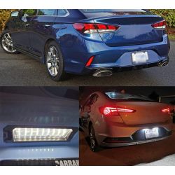 2 luces LED para matrícula Hyundai Hyundai i30 Tucson Veloster, Kia Rio Niro K5 K7 Cadenza