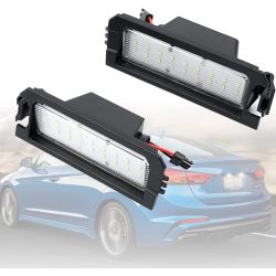 2x Éclairages plaque LED Hyundai Hyundai i30 Tucson Veloster, Kia Rio Niro K5 K7 Cadenza