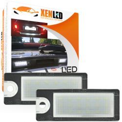 2x Luces de matrícula LED Volvo V70, XC70, S60, S80 y XC90 - Matrícula LED