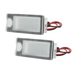 2x Volvo V70, XC70, S60, S80 and XC90 LED plate lights - LED license plate