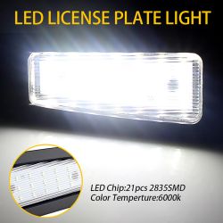 2x Éclairages plaque LED Mazda 3 2013-2018 et CX3 à partir de 2016 - Plaque d'immatriculation LED