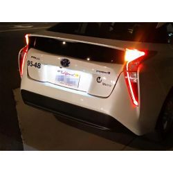 2x Éclairages plaque LED Toyota Prius, Alphard, Vellfire - Plaque d'immatriculation LED