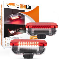 2 módulos de iluminación LED para puertas VOLKSWAGEN SKODA SEAT PORSCHE AUDI - FULL LED PLUG&PLAY