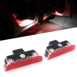 2 módulos de iluminación LED para puertas VOLKSWAGEN SKODA SEAT PORSCHE AUDI - FULL LED PLUG&PLAY