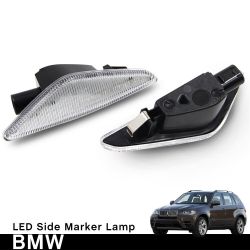 BMW E70/E71 X5, E72 X6 and F25 X3 LED side indicators - Clear version - the pair