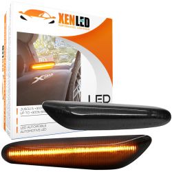 2x LED-Blinker BMW* Serie 1 E81 E82, 3 E46 E90 E91 E92, 5 E60 E61, X1 E84 X3 E83 – geräuchert – Paar