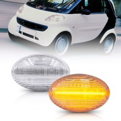 2x Clignotants LED Smart 450 / Brabus Fortwo, Mercedes Classe A W168, Citan W415, Vito W639 W447 - Versione Claire