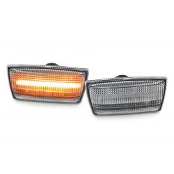 2 indicatori di direzione LED a scorrimento Opel Corsa D, Astra H/J, Adam, Insignia e Chevrolet Cruze, Orlando - trasparente
