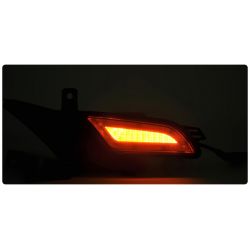 2x LED side indicators + LED daytime running lights Porsche Cayenne (2007-2010) - Smoke version - The pair