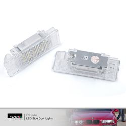 2 luci di cortesia a LED / porte BMW E39, E52/Z8 e E53/X5 - plug&play