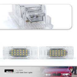 2x luces LED de cortesía / puertas BMW E39, E52/Z8 y E53/X5 - plug&play