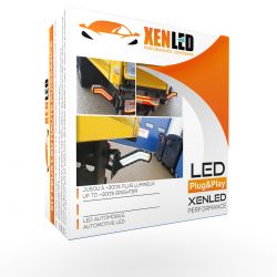 2x Seitenmarkierungsleuchten + dynamische LED-Anzeige für LKW, Wohnmobil, Bus, Boot, Anhänger 12V-24V