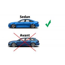 2x Audi A6 4G 2012 to 2015 Sedan dynamic rear light adapters - LED semi-dynamic conversion
