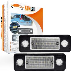 2x Éclairages plaque LED VOLVO C30 2008 à 2013 - Plaque d'immatriculation LED