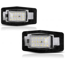 2x Eclairages LED plaque Ford Edge, Mazda MX5 / Protege / MPV / Tribute - Plaque d'immatriculation LED CANBUS Plug&Play