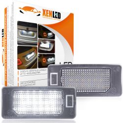 2x LED nummerpladelys Fiat 500X 2014-2019 - LED nummerplade CANBUS Plug&Play
