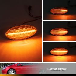 DYNAMISCHE SCROLLENDE LED-Anzeigen mit klarer Wiederholung, Peugeot 206 206CC / 407 / 607, Citroën, Toyota