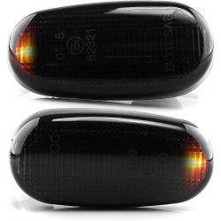 SCROLLING LED indicators Alfa Romeo 147 / GT / Mito - Fiat Bravo 2 - Smoke - DYNAMIC side indicators