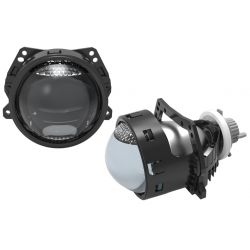 2x Bi-LED 80W X-Turn Retrofit Universal Headlights + DRL + Turn Signal - Brakcet Hella - 5500 Lumens - 3" - LED conversion