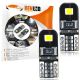 2 x AMPOULES 2 LEDS SMD CANBUS - T10 W5W