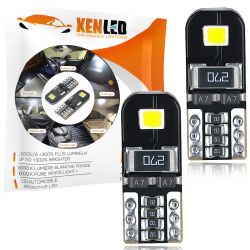 2 x 2 LED-Lampen SMD canbus - T10 W5W