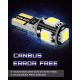 Bulbos 2 x 5 LEDs SMD CANBUS - t10 W5W