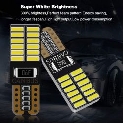 2 x 24 LED-Lampen (3014) CAN-Bus - t10 W5W