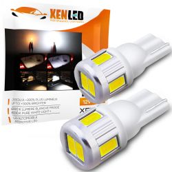 6 LED-SG-Glühbirne – W5W – Weiß – CANBUS-fehlerfrei auf dem Armaturenbrett