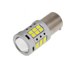 2x Ampoules P21W - 33 LED Blanc - X-LED Series - 10-30V - 5W - 700Lms - CANBUS 95% - 1156 BA15S