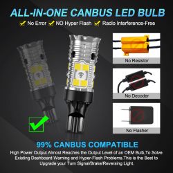 Bulb W16W t15 canbus ultra xenled - 2000lms - 16 LED osr