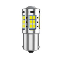 2x Bombillas P21W - 33 LEDs Blancos - Serie X-LED - 10-30V - 5W - 700Lms - CANBUS 95% - 1156 BA15S