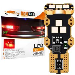1 x AMPOULE WR16W T15 LED Super Canbus 190Lms XENLED - ROUGE
