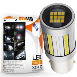 2x Ampoules P21W - 66 LED - Blanc pur - 1000Lms - X-LED Intensity CANBUS - 10-30V - 22W - 1156 BA15S