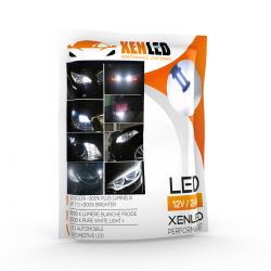 2x bombillas P21W - 66 LED - Blanco puro - X-LED Intensidad CANBUS - 10-30V - 22W - 1000Lms - 1156 BA15S