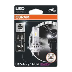 1x LED bulb H7 & H18 OSRAM LEDriving EASY - 12V 16W 64210DWESY-01B - PX26d PY26d-1 - Motorcycle Quad
